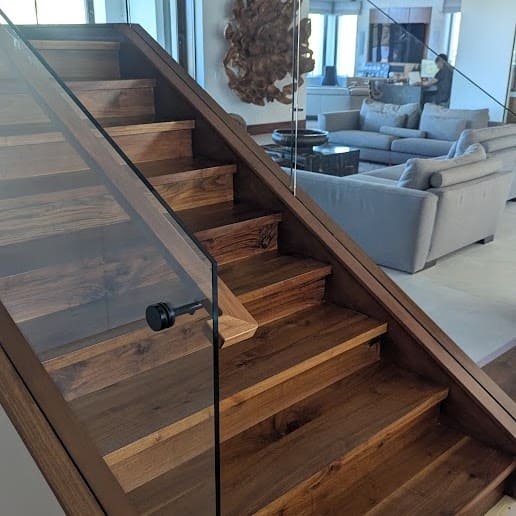 Finished wood floor project
