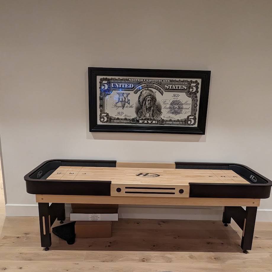 Finished wood floor project
