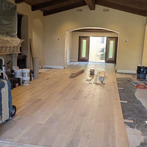 Hardwood flooring project