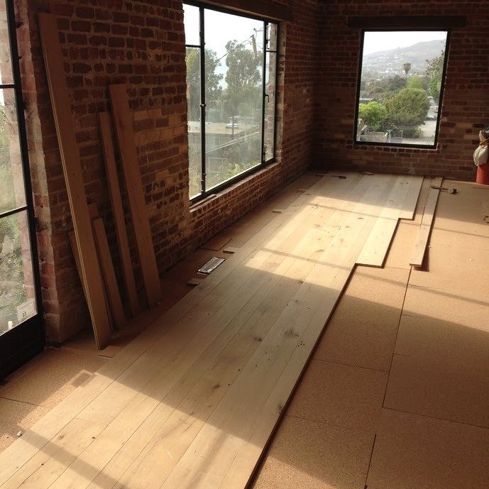 Custom hardwood flooring