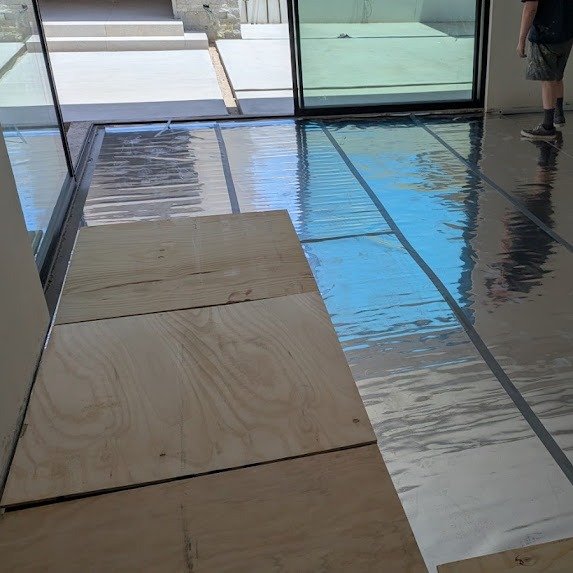Wood flooring interior