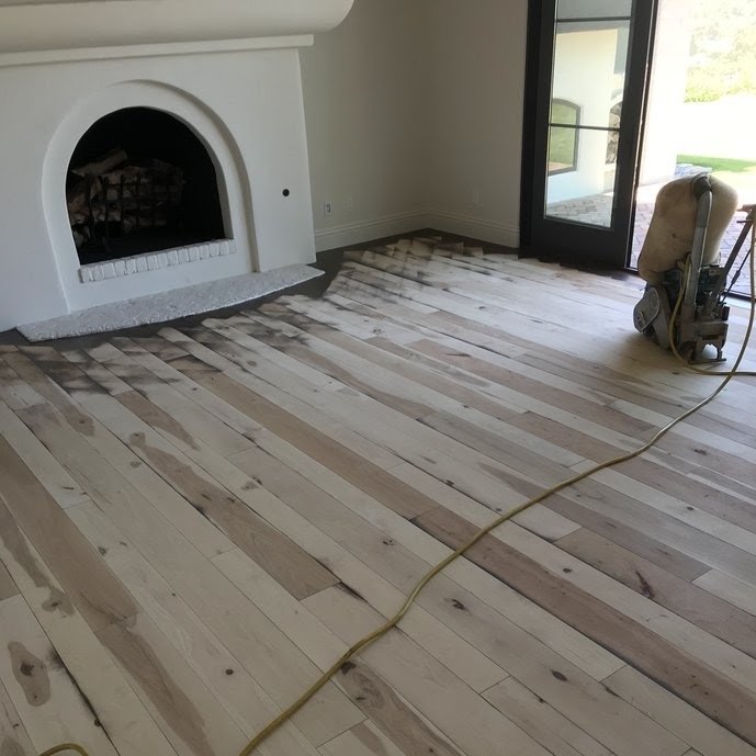 Completed flooring project