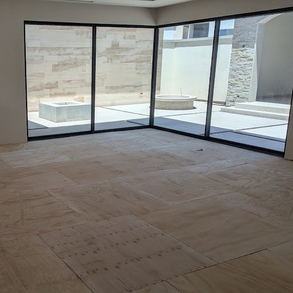 Custom hardwood flooring